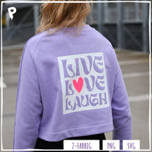 Lade das Bild in den Galerie-Viewer, Live -Love- Laugh Plotterdatei von Plottlust