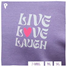 Lade das Bild in den Galerie-Viewer, Live -Love- Laugh Plotterdatei von Plottlust