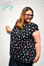 Lade das Bild in den Galerie-Viewer, Tessa curvy Tunika Größe 42-58