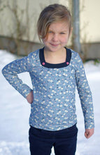 Lade das Bild in den Galerie-Viewer, Lütte Knopfdeern Shirt, Kleid, Zipfelkleid Größe 86-164