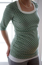 Lade das Bild in den Galerie-Viewer, Knopfdeern Shirt, Kleid, Zipfelkleid Größe 32-46