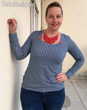 Lade das Bild in den Galerie-Viewer, Knopfdeern Shirt, Kleid, Zipfelkleid Größe 32-46