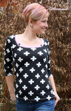 Lade das Bild in den Galerie-Viewer, Knopfdeern Shirt, Kleid, Zipfelkleid Größe 32-46