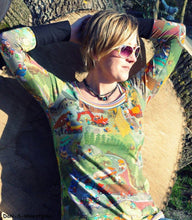 Lade das Bild in den Galerie-Viewer, Knopfdeern Shirt, Kleid, Zipfelkleid Größe 32-46