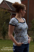 Lade das Bild in den Galerie-Viewer, Knopfdeern Shirt, Kleid, Zipfelkleid Größe 32-46