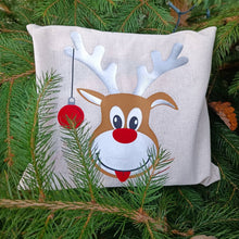 Lade das Bild in den Galerie-Viewer, Rentier Rudi Plotterdatei und Applikationsvorlage