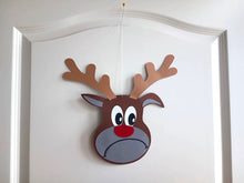 Lade das Bild in den Galerie-Viewer, Rentier Rudi Plotterdatei und Applikationsvorlage