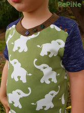 Lade das Bild in den Galerie-Viewer, Kalleson Shirt mit Rundhals- und V-Ausschnitt Größe 74-164