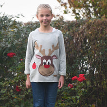 Lade das Bild in den Galerie-Viewer, Rentier Rudi Plotterdatei und Applikationsvorlage