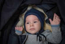 Lade das Bild in den Galerie-Viewer, Fiete und Greta Mütze und Stirnband mit Ohrenklappen Kopfumfang 36-62