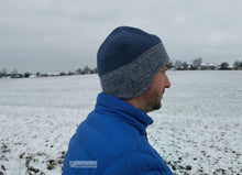 Lade das Bild in den Galerie-Viewer, Fiete und Greta Mütze und Stirnband mit Ohrenklappen Kopfumfang 36-62