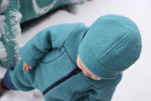 Lade das Bild in den Galerie-Viewer, Fiete und Greta Mütze und Stirnband mit Ohrenklappen Kopfumfang 36-62