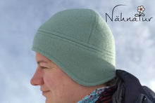 Lade das Bild in den Galerie-Viewer, Fiete und Greta Mütze und Stirnband mit Ohrenklappen Kopfumfang 36-62