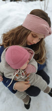 Lade das Bild in den Galerie-Viewer, Fiete und Greta Mütze und Stirnband mit Ohrenklappen Kopfumfang 36-62