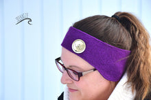 Lade das Bild in den Galerie-Viewer, Fiete und Greta Mütze und Stirnband mit Ohrenklappen Kopfumfang 36-62