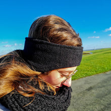 Lade das Bild in den Galerie-Viewer, Fiete und Greta Mütze und Stirnband mit Ohrenklappen Kopfumfang 36-62