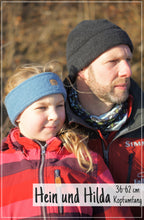 Lade das Bild in den Galerie-Viewer, Hein und Hilda Mütze und Stirnband 36-62 cm Kopfumfang