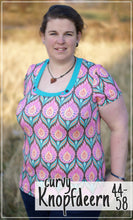 Lade das Bild in den Galerie-Viewer, Knopfdeern Curvy Shirt Größe 44-58