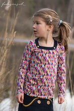 Lade das Bild in den Galerie-Viewer, Lütte Knopfdeern Shirt, Kleid, Zipfelkleid Größe 86-164