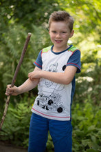 Lade das Bild in den Galerie-Viewer, Kalleson Shirt mit Rundhals- und V-Ausschnitt Größe 74-164