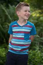 Lade das Bild in den Galerie-Viewer, Kalleson Shirt mit Rundhals- und V-Ausschnitt Größe 74-164