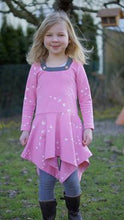 Lade das Bild in den Galerie-Viewer, Lütte Knopfdeern Shirt, Kleid, Zipfelkleid  Größe 86-164
