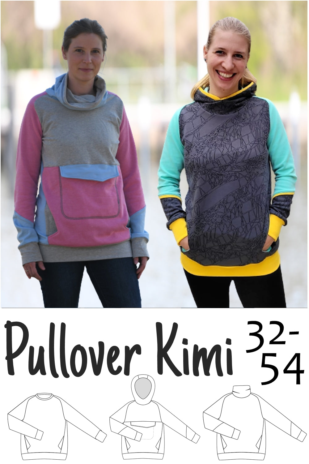 Pullover Kimi Größe 32-54 für Damen