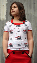 Lade das Bild in den Galerie-Viewer, Lütte Knopfdeern Shirt, Kleid, Zipfelkleid  Größe 86-164
